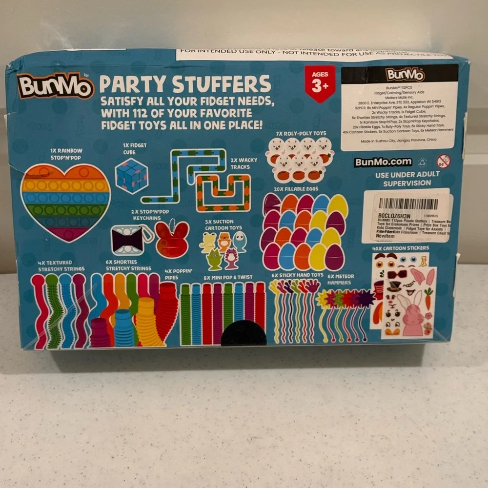 BunMo Party Stuffers ~ Comes with 112 Pieces